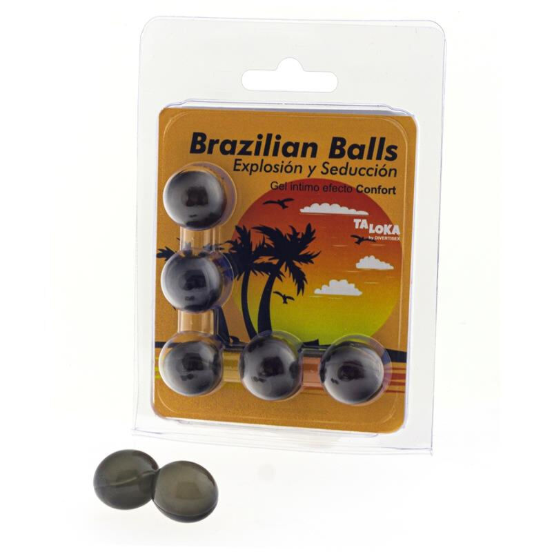 Palline da massaggio TALOKA con gel lubrificante, 5 pezzi