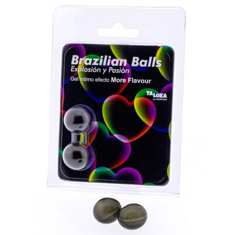 Palline Brazilian TALOKA con olio da massaggio, 2 pezzi