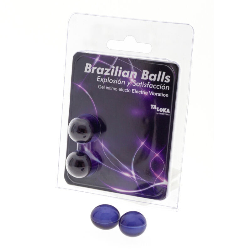 Palline da massaggio TALOKA con lubrificante effetto pizzicore, 2 pezzi