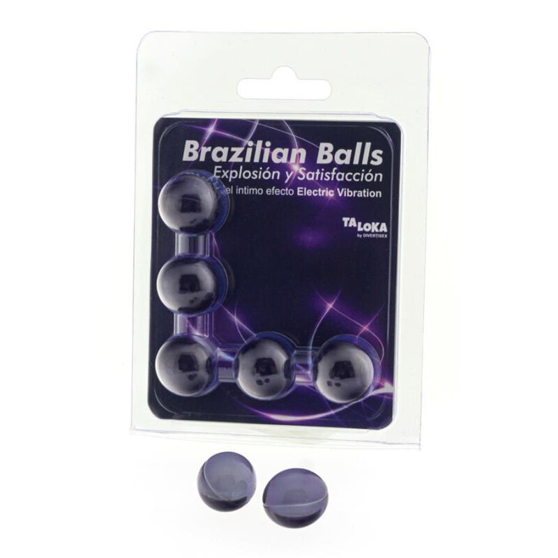Perle di olio da massaggio TALOKA con effetto pizzicore, 5 pezzi