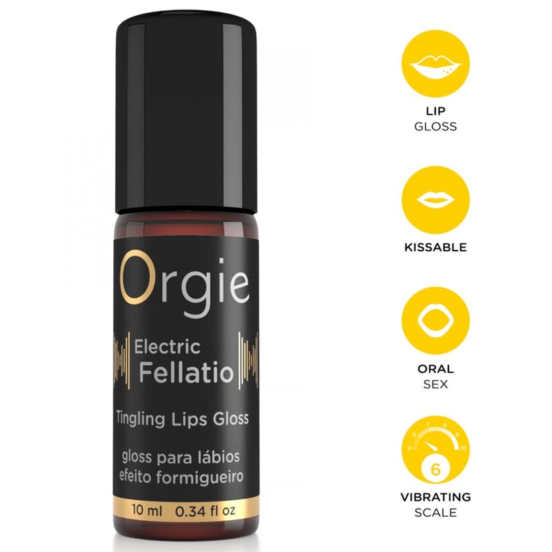 ORGIE Electric Lipgloss con sensazione frizzante, 10 ml