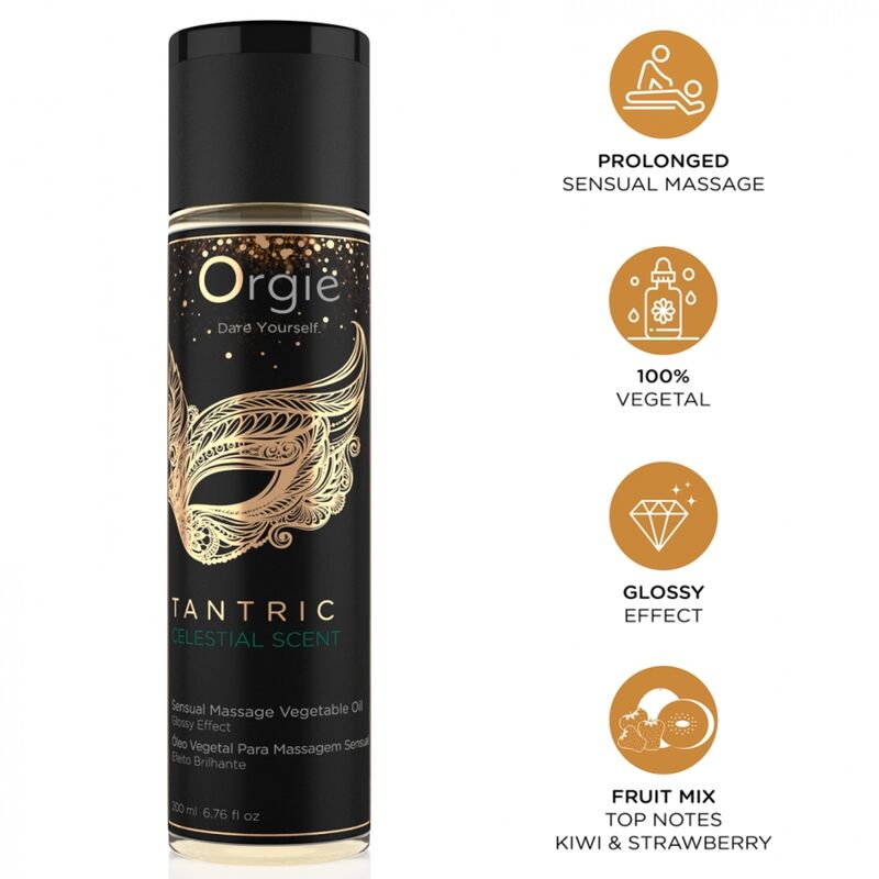 ORGIE Tantric Celestial Scent olio da massaggio 200 ml