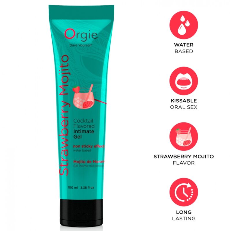 Lubrificante a base d’acqua ORGIE Strawberry Mojito 100 ml