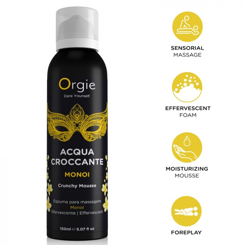 ORGIE Acqua Croccante Crunchy mousse da massaggio 150 ml