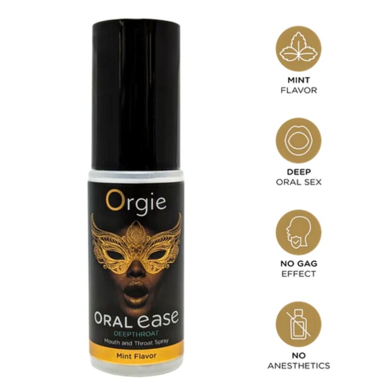 Spray orale e per la gola alla menta ORGIE Oral Ease