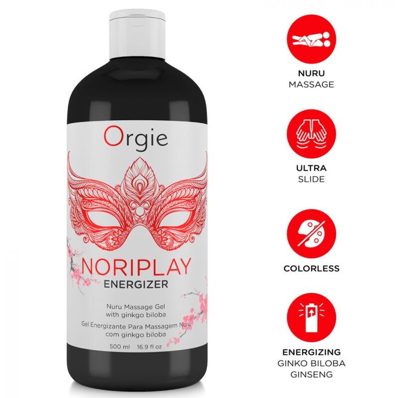 ORGIE Noriplay Energizer gel da massaggio Nuru 500 ml