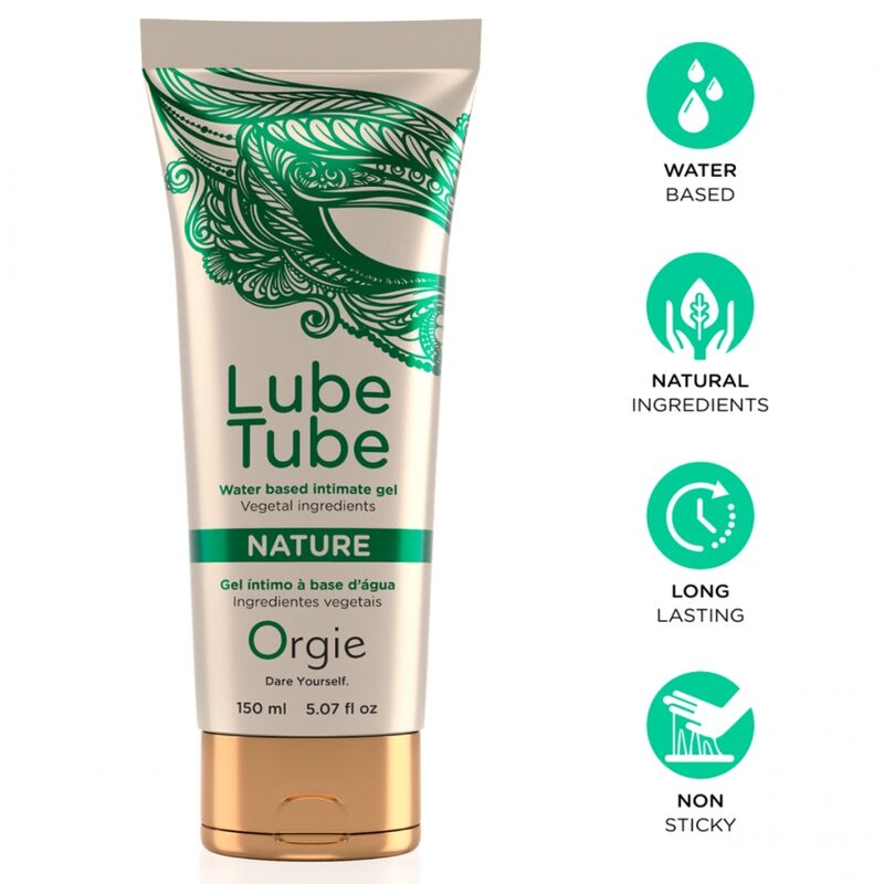 ORGIE Nature gel lubrificante a base d’acqua, 150 ml