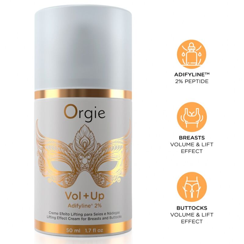 Crema ORGIE Vol+Up per la pelle del seno e dei glutei, 50 ml
