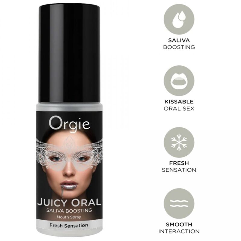 ORGIE Juicy spray orale al gusto di menta, 15 ml