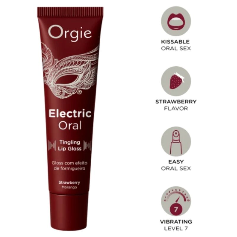 ORGIE Electric Oral Lipgloss con effetto frizzante, 15 ml