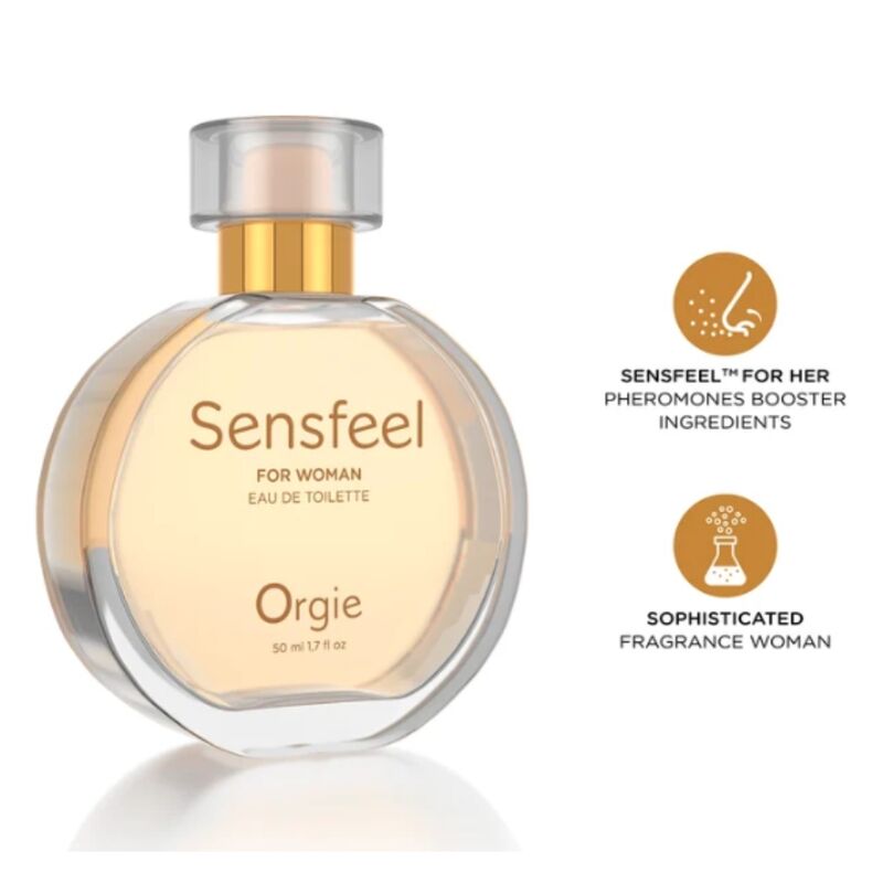 ORGIE Sensfeel profumo ai feromoni da donna, 50 ml