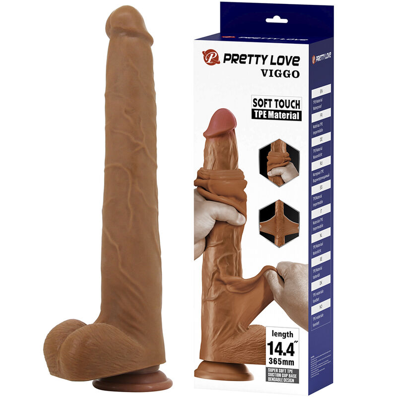 Pretty Love Viggo dildo realistico marrone