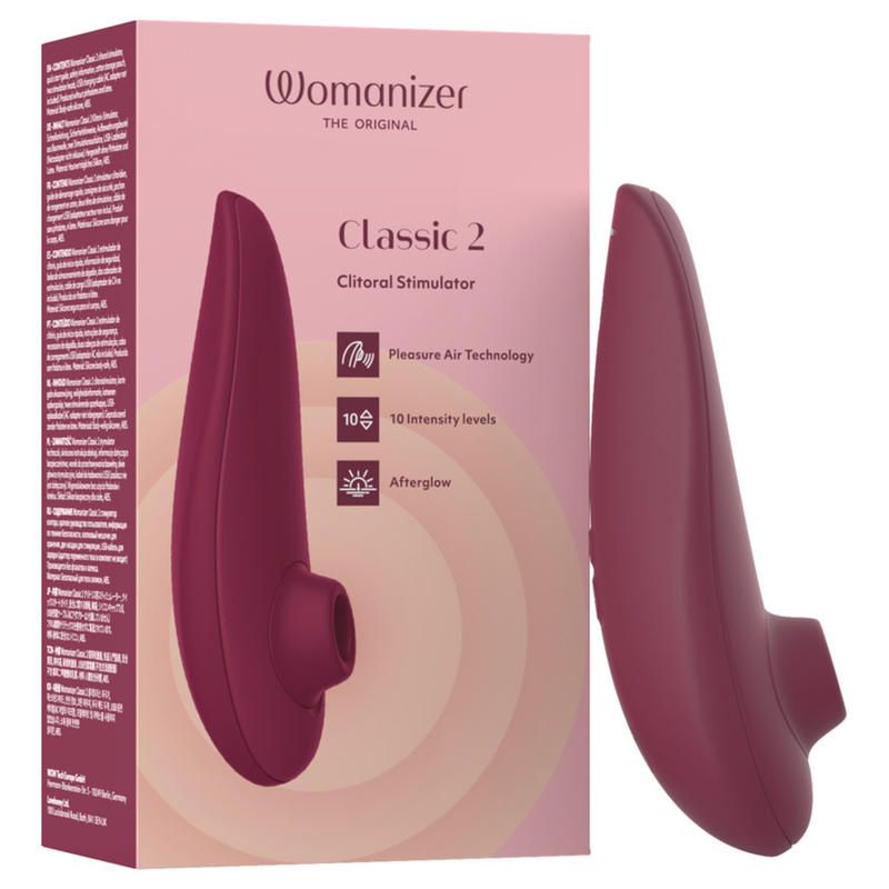 Womanizer Classic 2 stimolatore a onde di pressione color bordeaux