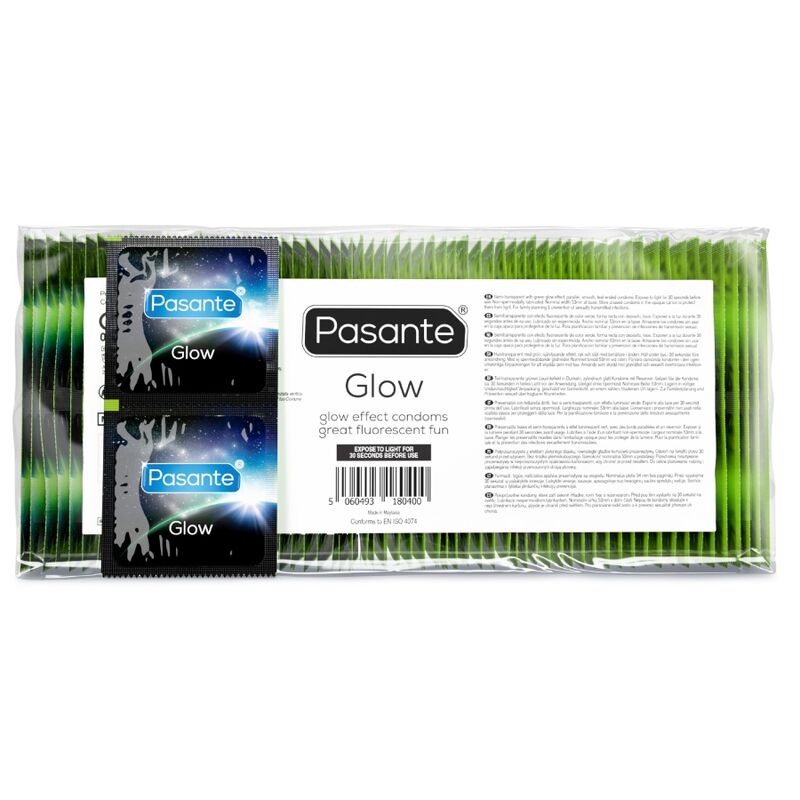 Preservativi PASANTE Glow, 144 pezzi