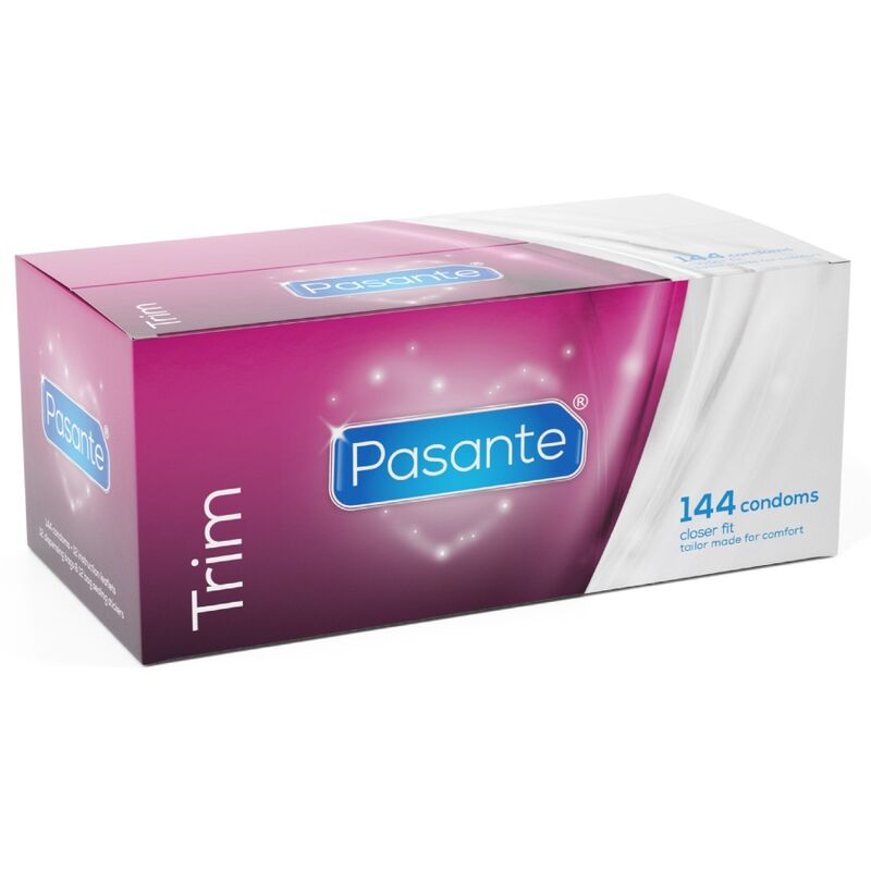 Preservativi Pasante Trim formato convenienza, 144 pezzi