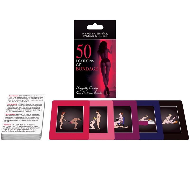 KHEPER GAMES 50 Positions of Bondage, gioco di carte erotico