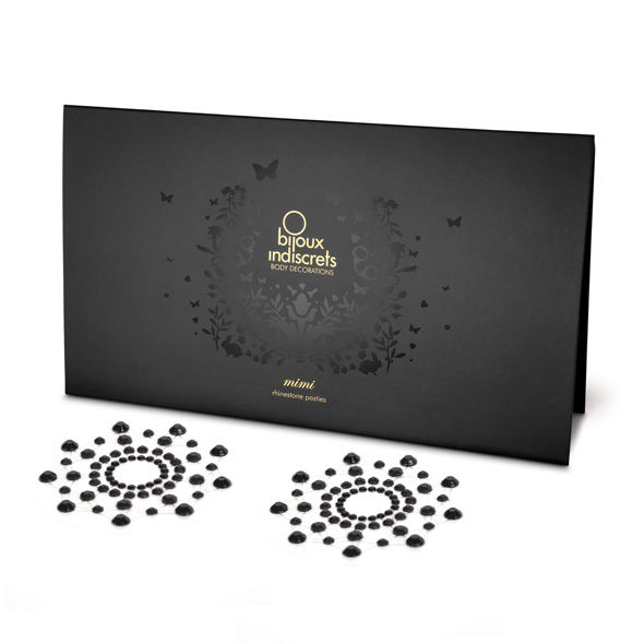 Copricapezzoli Mimi Black BIJOUX INDISCRETS, 2 pezzi