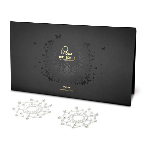 Copricapezzoli dorati con perle Mimi Pearl Golden di Bijoux Indiscrets