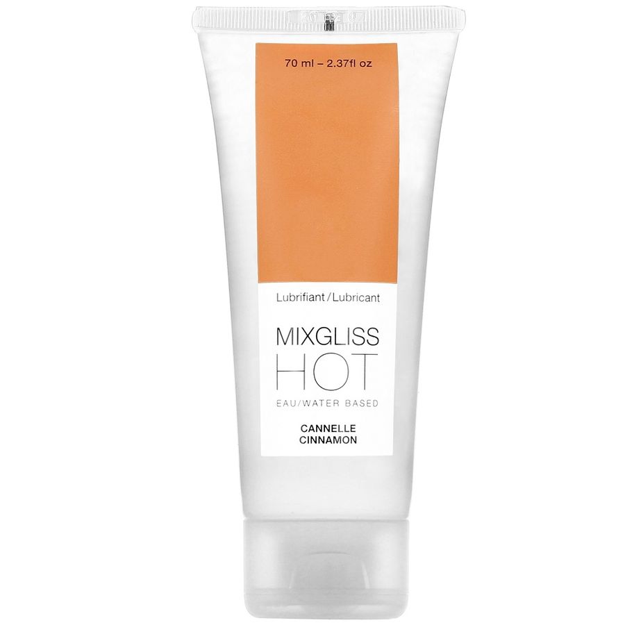 MIXGLISS gel lubrificante riscaldante al gusto di cannella, 70 ml