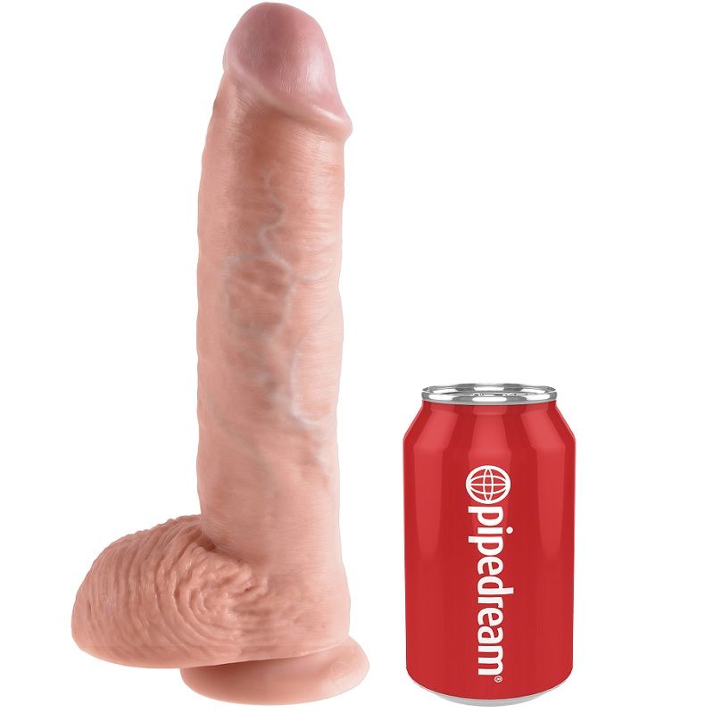 Dildo KING COCK con testicoli, 26,5 cm