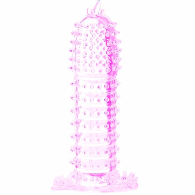 Guaina per pene BAILE FOR HIM con rilievi rosa