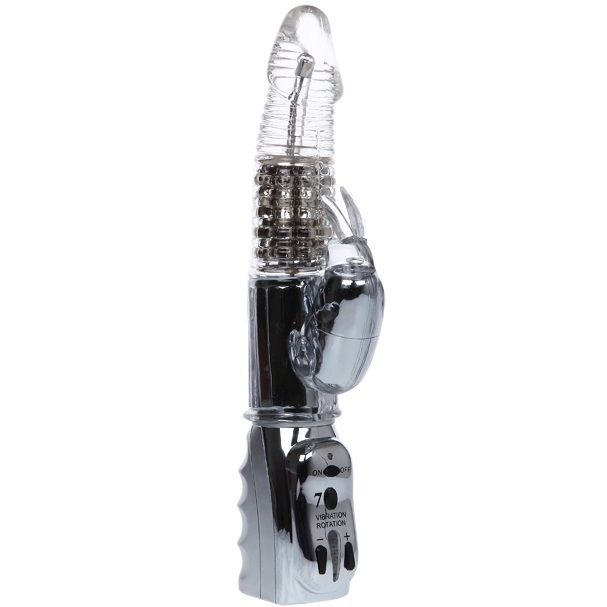 BAILE Amour Missile vibratore trasparente rotante