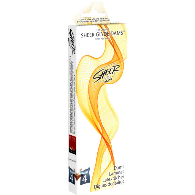 Fogli in lattice SHEER GLYDE al profumo di cola, 4 pezzi