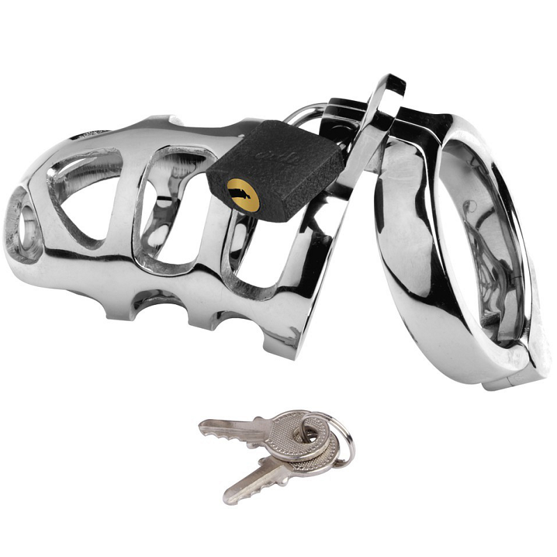 METAL HARD Cage Ring gabbia per pene in acciaio inox