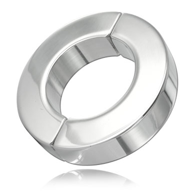 Anello per pene METAL HARD senza vibrazione in acciaio inox, 3,5 cm
