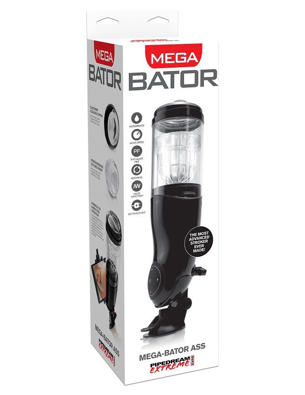 EXTREME TOYZ Mega Bator masturbatore USB con vibrazione e rotazione