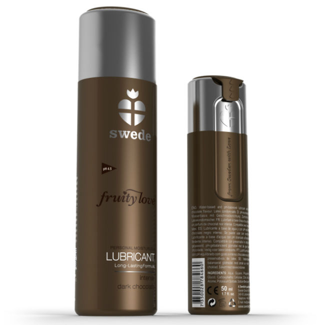 Swede Fruity Love lubrificante al gusto di cioccolato fondente, 100 ml