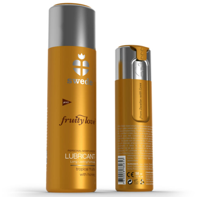 Swede Fruity Love lubrificante aromatizzato Tropical Fruit Honey, 50 ml