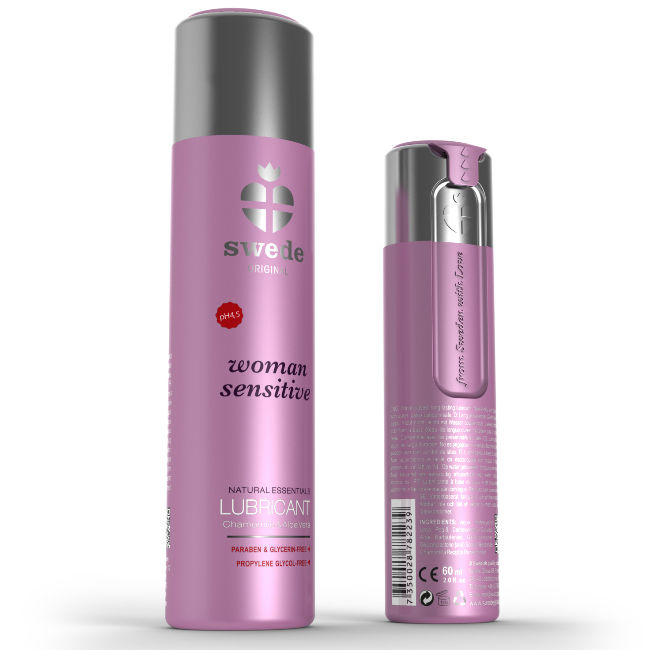 Swede Woman Sensitive lubrificante a base d’acqua, 120 ml