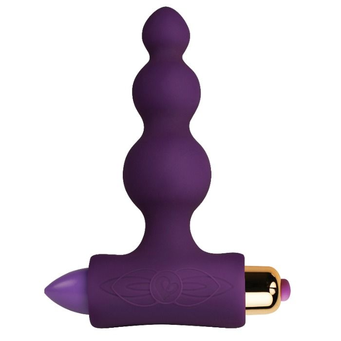 ROCKS-OFF Petite Bubbles Vibratore anale, lilla
