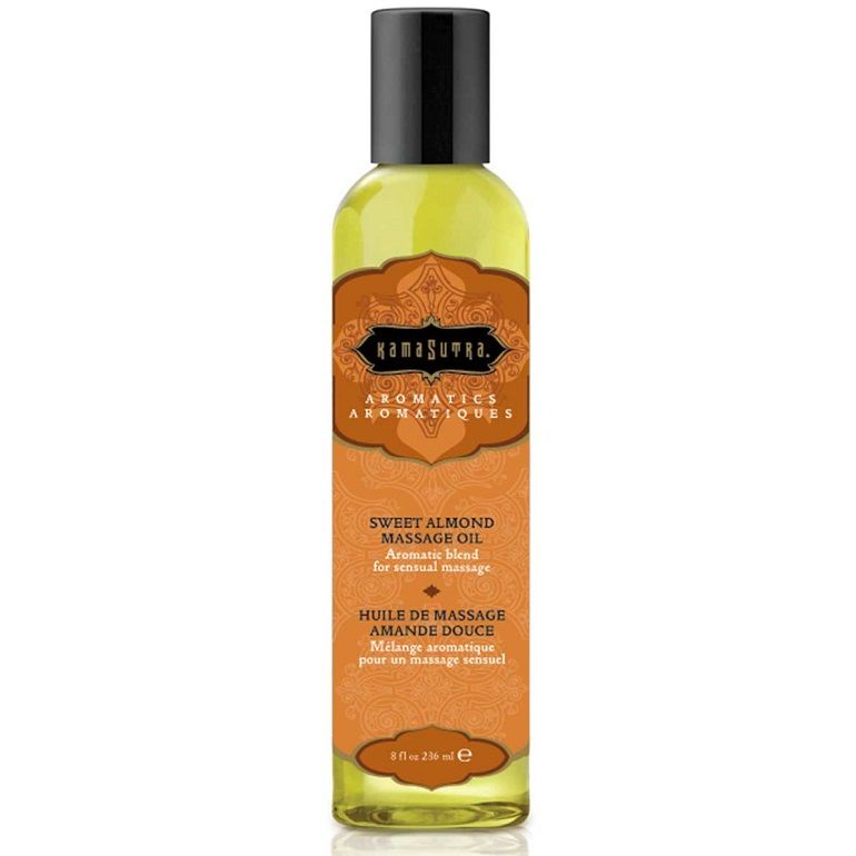 Olio da massaggio Kama Sutra Sweet Almond al gusto di mandorla dolce, 236 ml