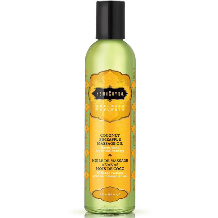Olio da massaggio Kama Sutra Naturals Piña Colada, 236 ml