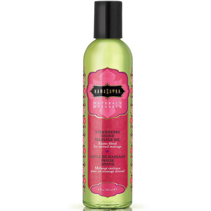 Olio da massaggio Kama Sutra Naturals Divine Strawberry
