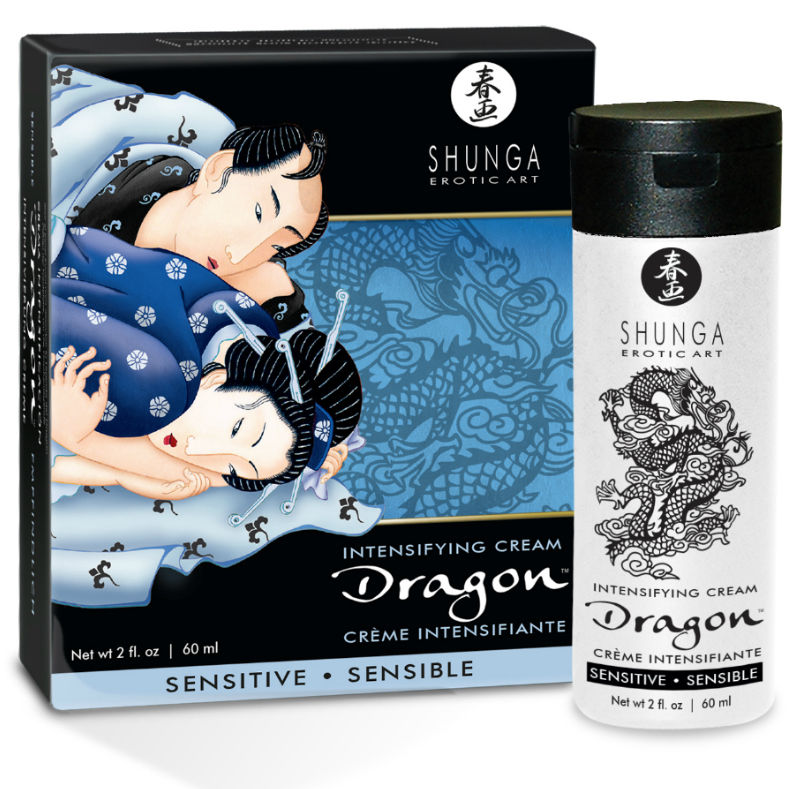 Crema SHUNGA Dragon Sensitive per coppie, 60 ml