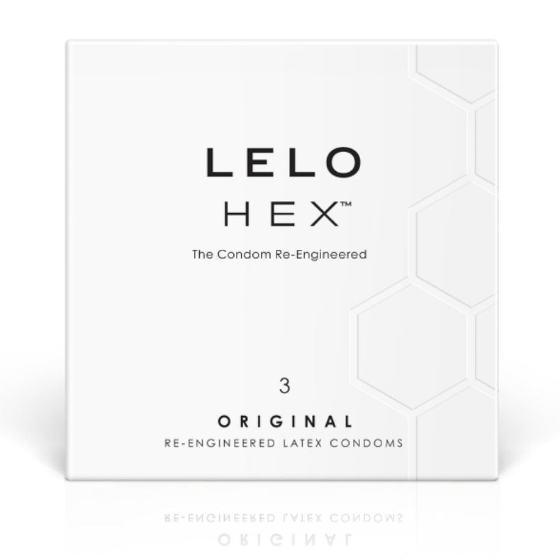 Preservativi in lattice LELO HEX, 3 pezzi