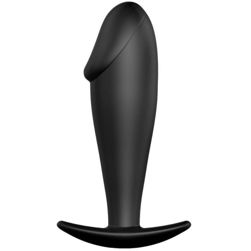 Plug anale Pretty Love in silicone a forma di pene, nero