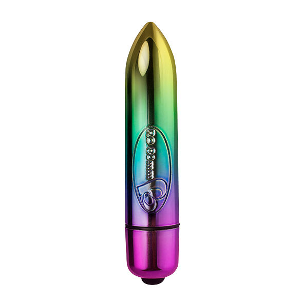 Mini vibratore ROCKS-OFF RO-80MM Rainbow