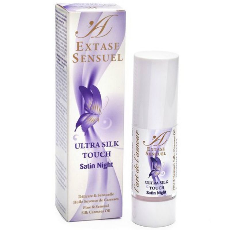Extase Sensual Ultra Silk Touch Satin, olio da massaggio notte, 30 ml