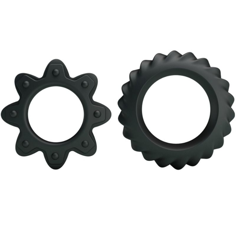 Set di anelli fallici Flowering BAILE FOR HIM senza vibrazione