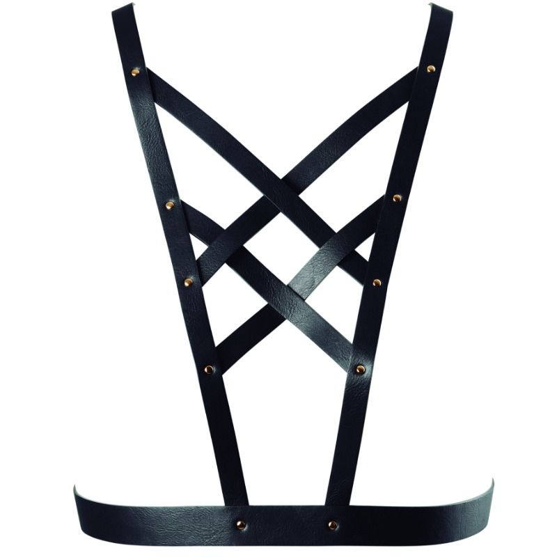 Bijoux Indiscrets Maze Crossover Harness nero