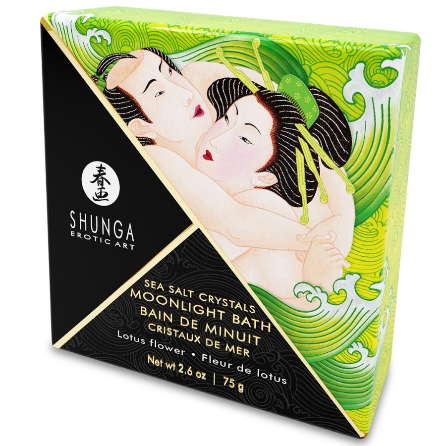 SHUNGA Sale da bagno al loto, 75 g