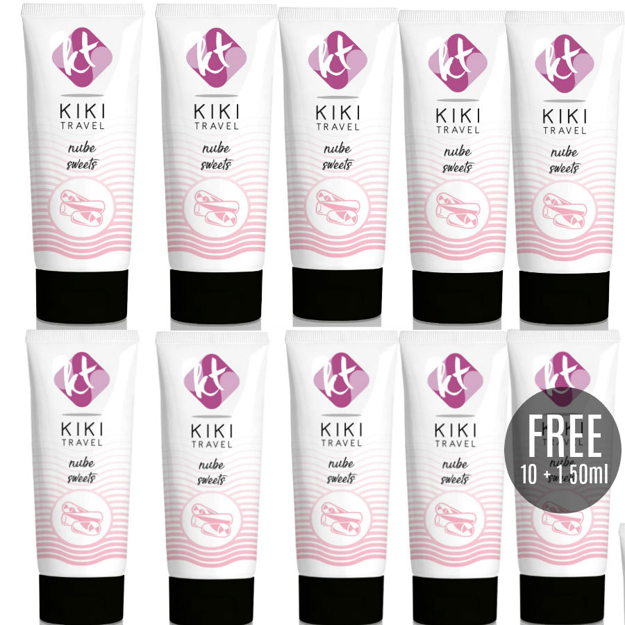 Lubrificante a base d’acqua da 50 ml con aloe e gusto intenso, KIKÍ TRAVEL
