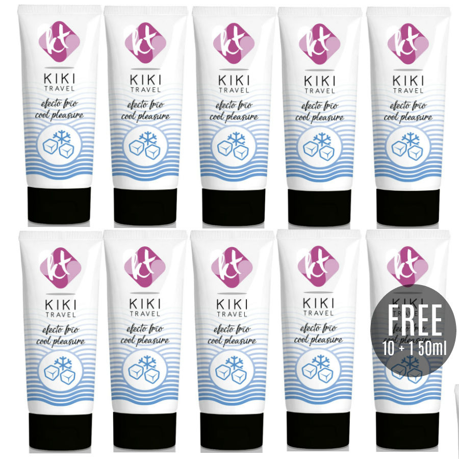 Gel lubrificante rinfrescante a base d’acqua, aroma fragola, 50 ml, vegano KIKÍ TRAVEL