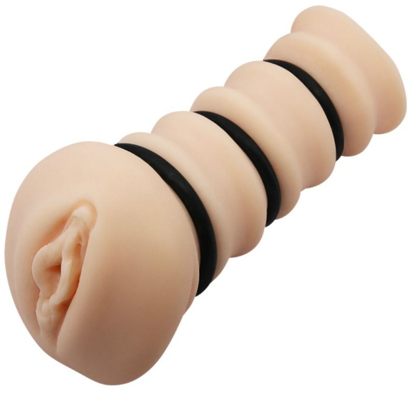 Masturbatore CRAZY BULL con anelli, modello vaginale 2