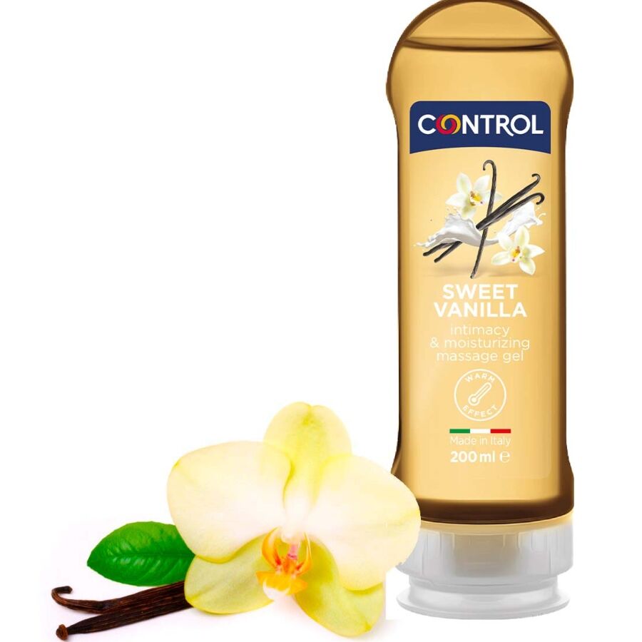Gel da massaggio CONTROL Madagascar Sweetness 2 in 1, 200 ml