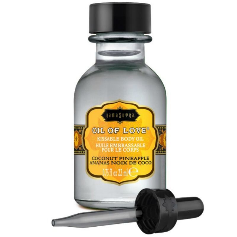 Kamasutra Oil of Love, olio da bacio al cocco e ananas, 22 ml